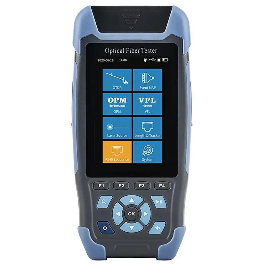 POCKET- OTDR NK3200 3,5 pulgadas, Longitud de onda: 1310/1550, Rango dinámico: 24/22 dB, Fibra Pasiva
