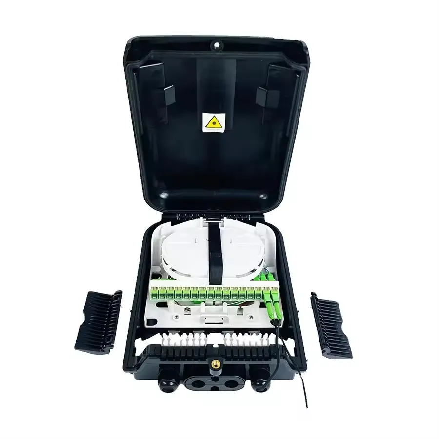 Q00096 - CAJA NAP 1X16 F236, INCLUYE DIVISOR SPLITTER 1X8 SC/APC TAPA ARRIBA