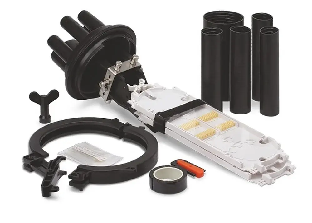 MUFA TIPO DOMO 48 CORE, F101H, XRT-001, 1 IN 3 OUT, ABS 300*105mm, ABS