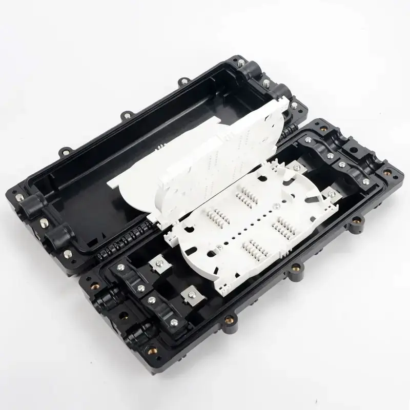 "MUFA HORIZONTAL 48 CORE, FO11, XRT-002-B, 48 CORE, 2 IN 2 OUT, 450*170*100mm, ABS"