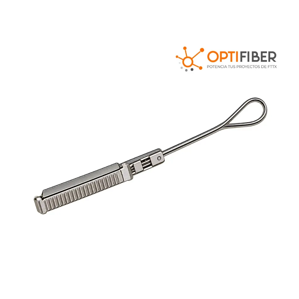 TEMPLADOR TELEFONICO ABRAZADERA PARA FIBRA DROP F-A01