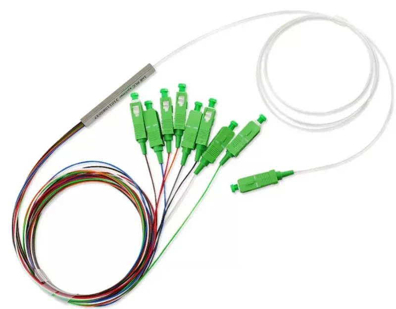 SPLITTER 1X8 CON CONECTOR SC/APC 0.5M - OPTIFIBER