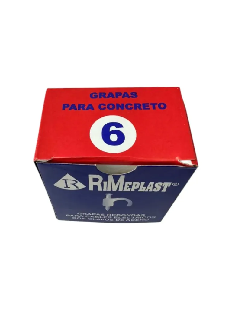 GRAPAS PLASTICAS PARA CABLE NRO. 6 RED - UTP X100 U