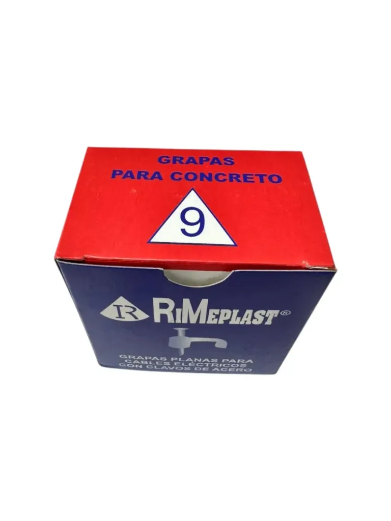 GRAPAS PLASTICAS PARA CABLE NRO. 9 MELLISO - X 100 UND