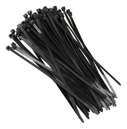 CINTILLO NEGRO NYLON 66 200 X 3.6 MM. - BOLSA X 100