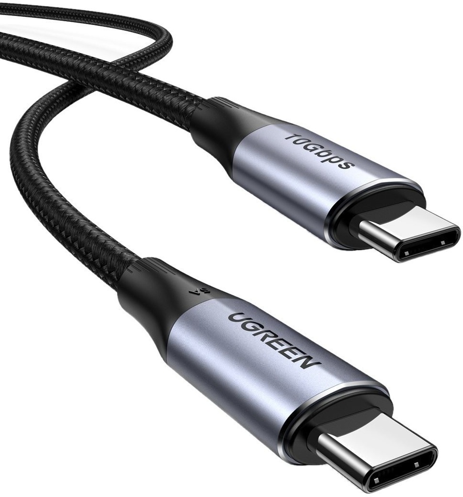 CABLE UGREEN USB 3.2 GEN2 - 1 MT - NYLON+ALUMINIO - PN INTERNAL US355