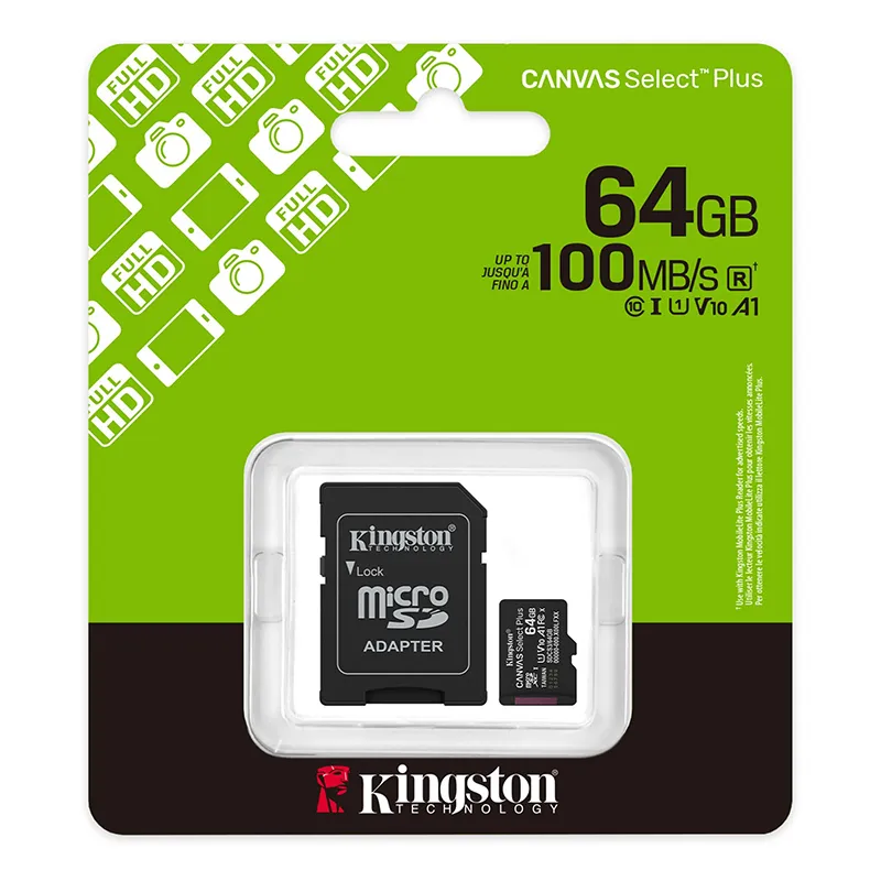 MICRO-SDXC KINGSTON SELECT PLUS 64GB