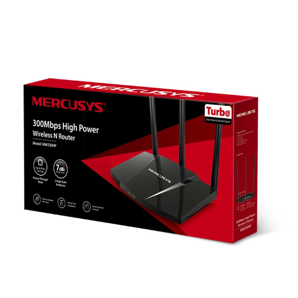 ROUTER MERCUSYS MW330HP WIFI 4 ROMPE MUROS 300Mbps