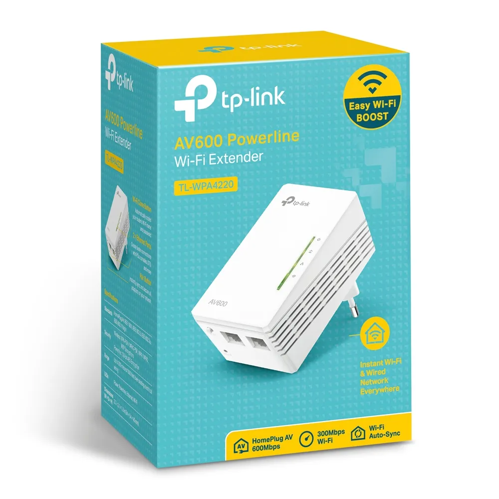 [OPTI00536] TP-LINK Powerline Wifi Extender Av600 300Mpbs