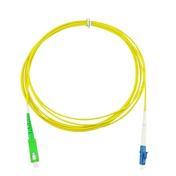 [OPTI00561] PATCHCORD SC/APC - LC/UPC, G.657A2, SIMPLEX, 2MT, 3MM, LSZH CHAQUETA AMARILLA