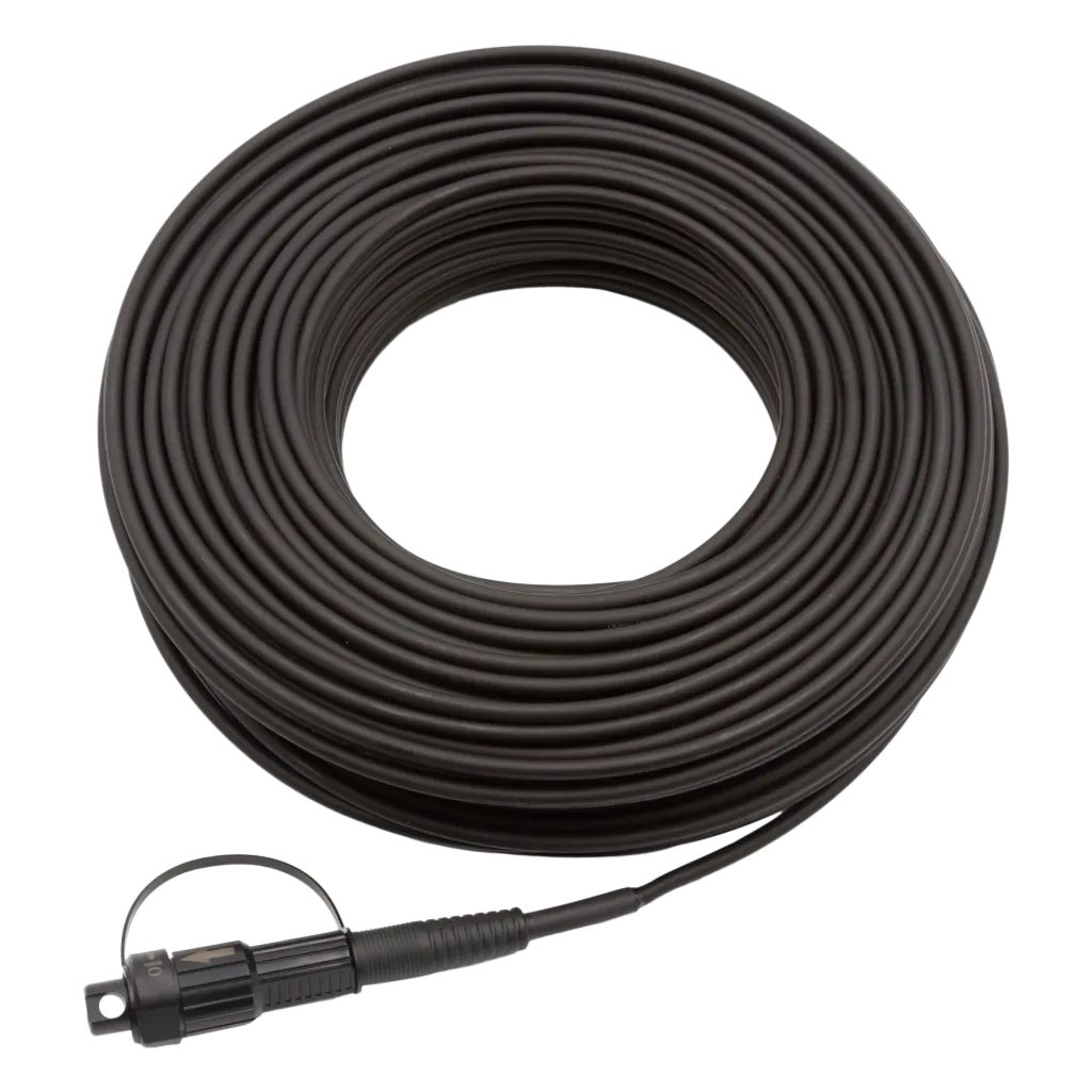 FIBRA DROP PRECONECTORIZADO 300M COLOR NEGRO