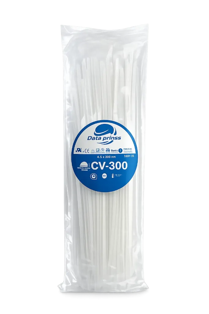 CINTILLO AMARRE BLANCO 4.8X300 DATAPRINSS