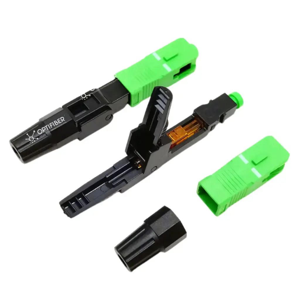 CONECTOR RAPIDO SC/APC, TIPO TAPA LARGA