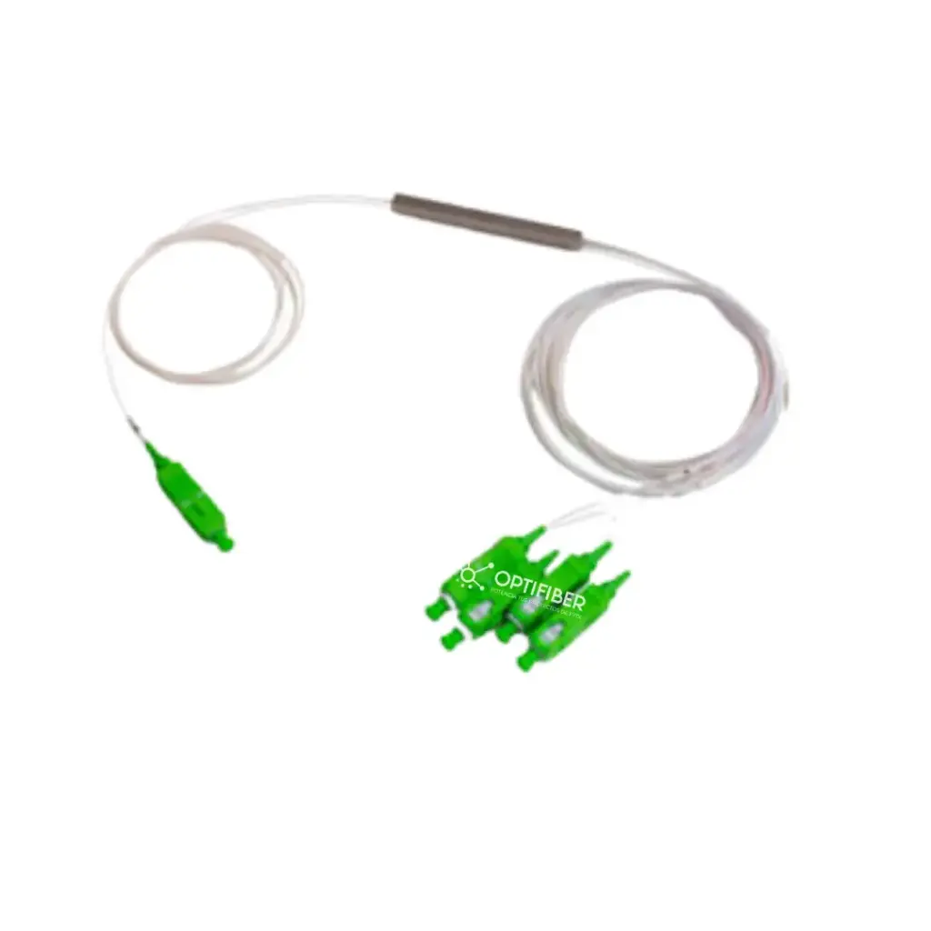 SPLITTER 1X4 CON CONECTORES SC/APC
