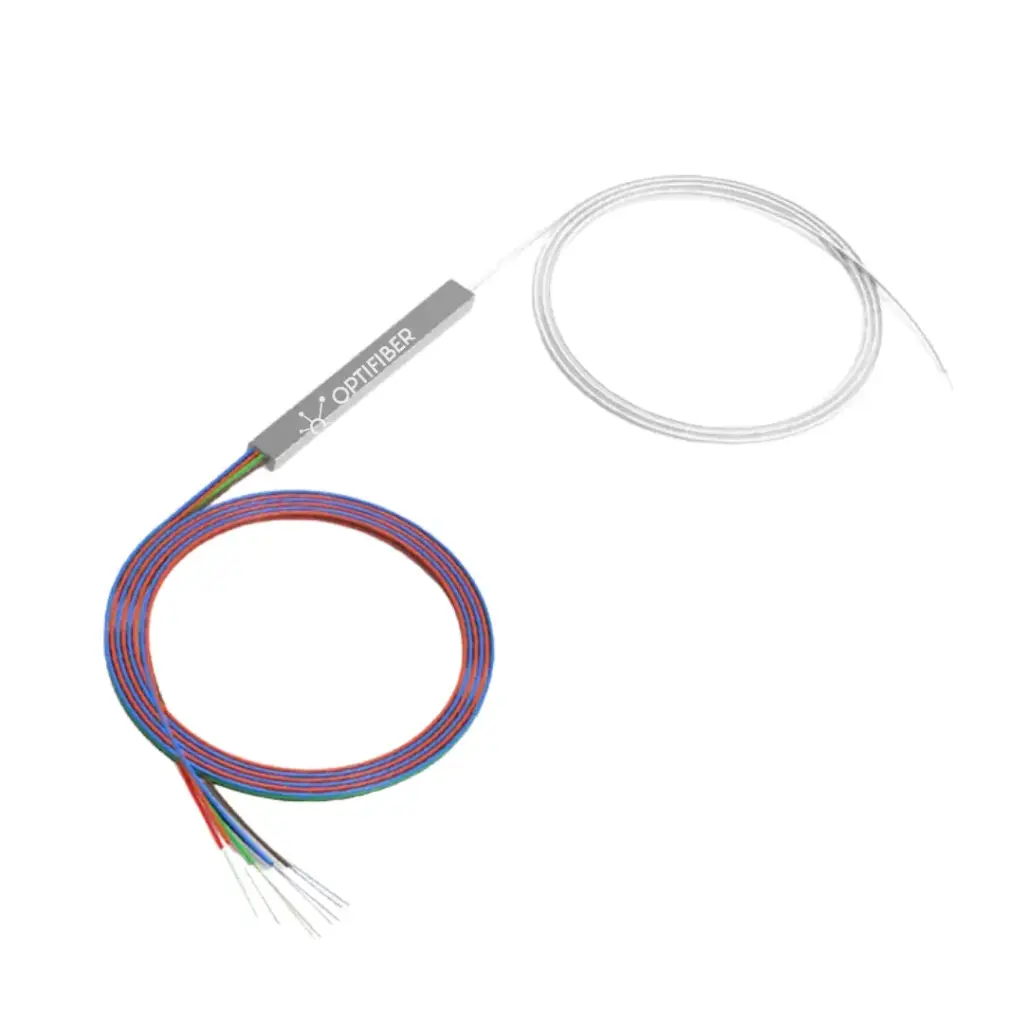 SPLITTER DESBALANCEADO 1X2 SIN CONECTOR, 0.9MM, 1M, RELACIÓN 20*80