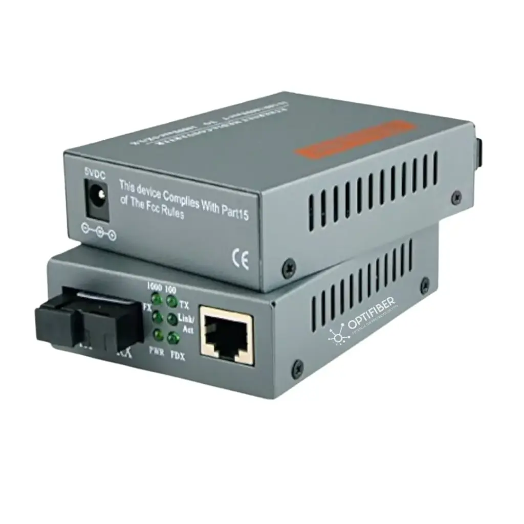 HTB-GS-03-20KM: MEDIA CONVERTER (PAR) BASE 1000 A-B DE 20KM DE ALCANCE DE 1 PUERTO RJ45 (NETLINK)