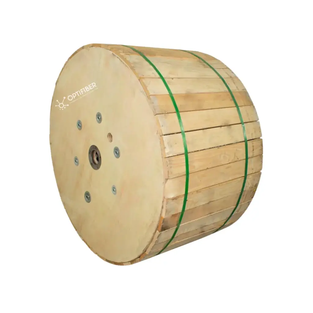 CABLE ASU FIBRA ÓPTICA 12 HILOS, DIAMETRO 7.0MM, G652D, SPAM 100, HDPE 2*2.0  FRP DE 4KM, GL FIBER