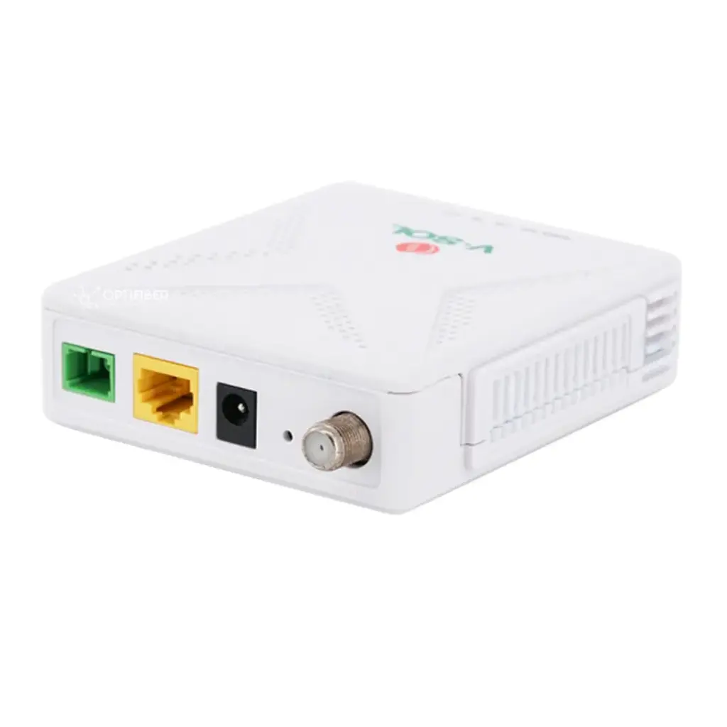 V2801D-1GT1 XPON+1GE+CATV ONU BRIDGE CON 1 PUERTO SC/APC + 1 PUERTO LAN GIGABIT CHIPSET ZTE (V-SOL) 