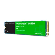 Unidad de estado solido WD Green SN350 NVMe 1TB M.2 2280, PCIe Gen3 x4 NVMe v1.3