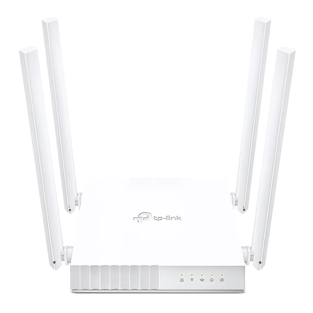 TP-LINK ROUTER ARCHER C24 - ROUTER WI-FI 5 / AC750 DUAL-BAND 5 GHZ: 433 MBPS (802.11AC) 2.4 GHZ: 300 MBPS (802.11N) / 4 FIXED ANTENNAS / 1 WAN PORT 10/100 4 LAN PORTS 10/100