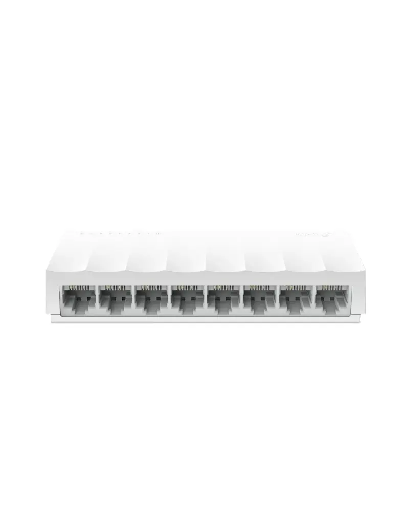TP-LINK SWITCH LS1008 - SWITCH DE 8 PUERTOS CASE PLASTICO / 8 PUERTOS ETHERNET 10/100MBPS / TECNOLOGÍA GREEN ETHERNET / PLUG AND PLAY / DISEÑO SOBREMESA / SIN VENTILADOR