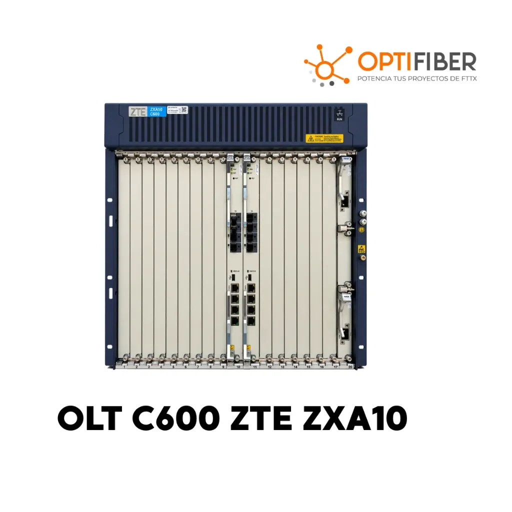 OLT C600 ZTE ZXA10 con (Fan+2*SFUC+2* PRVR 19 inch) 10G uplink equipo óptico