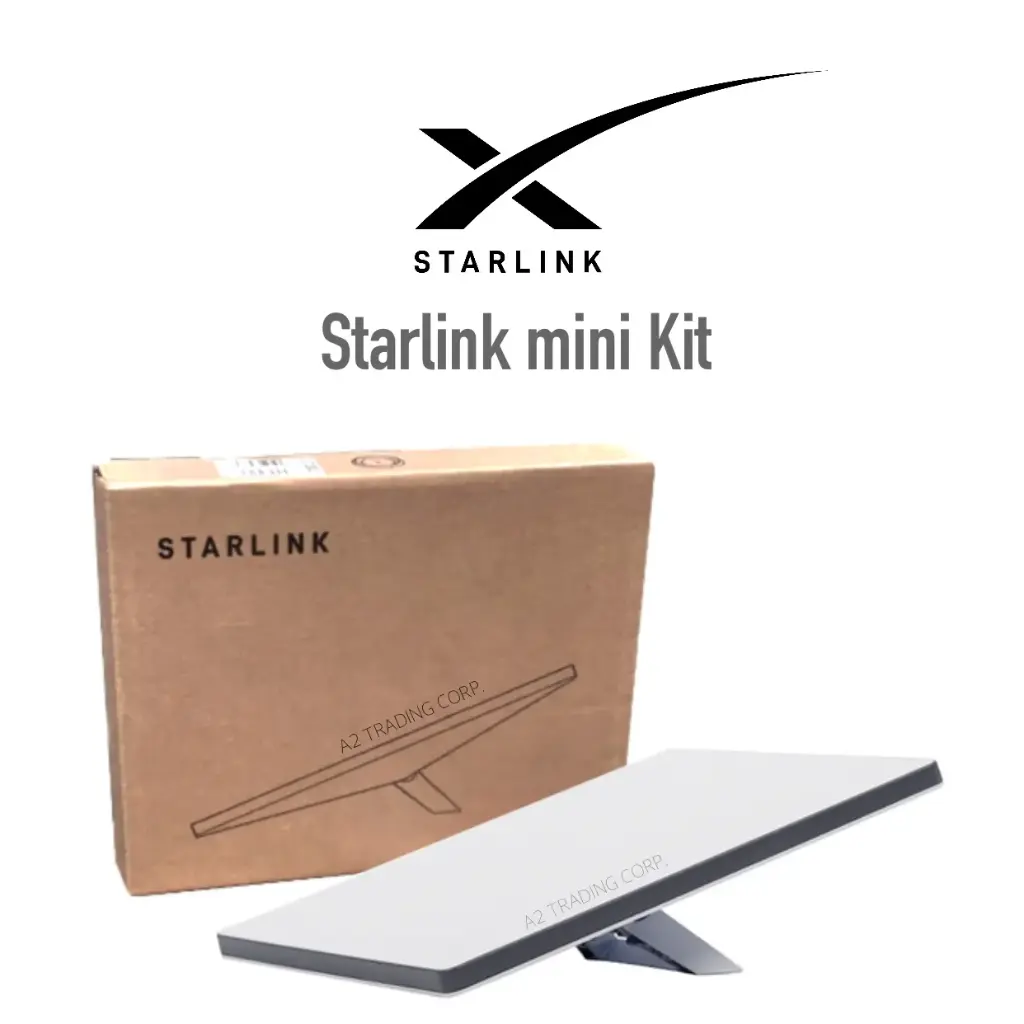 STARLINK MINI de alta velocidad y baja latencia, conecta hasta 128 dispositivos, compacto y portátil, Wi-Fi 5, blanco