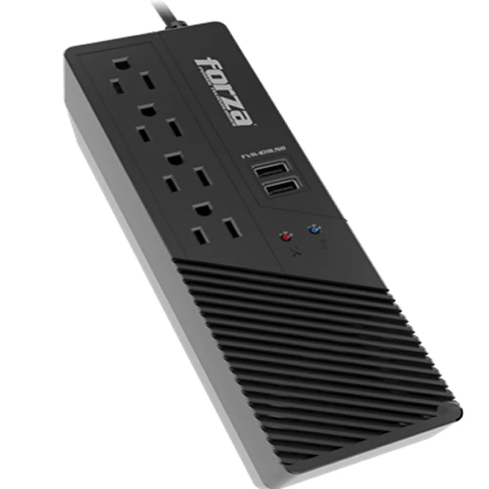 [OPTI00571] Forza FVR-1012 Volt Reg 1000VA/500W 220V 4-UnivNEMA 50/60Hz