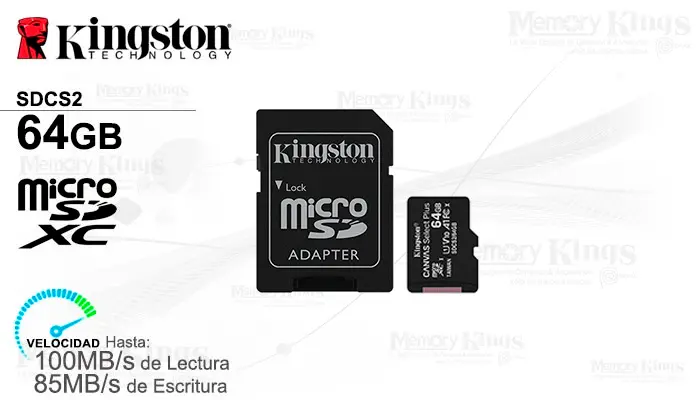 MICRO SD KING CANVAS 64GB