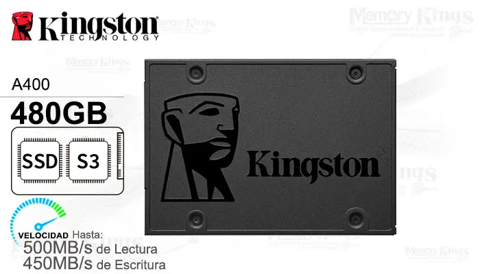 SSD KING 480GB A400 2.5" SATA