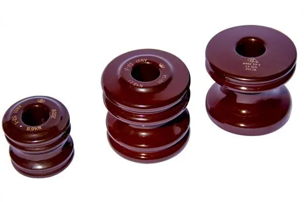 AISLADOR DE PORCELANA TIPO CARRETE ANSI 53-1
