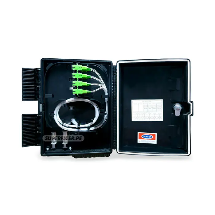 Caja NAP 16 salidas con Splitter PLC