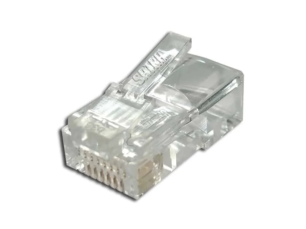 [SAT001] Conector Satra - Plug CAT6 para RJ45. por unidad