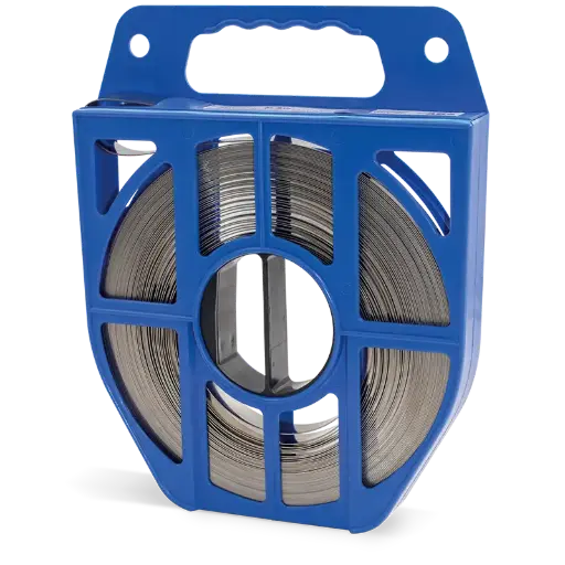 [1/230M] FLEJE DE ACERO INOXIDABLE 1/2 30M CON BOBINA DE FLEJE