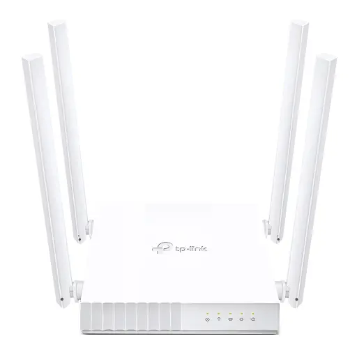 [E0003] TP-LINK ROUTER ARCHER C24 - ROUTER WI-FI 5 / AC750 DUAL-BAND 5 GHZ: 433 MBPS (802.11AC) 2.4 GHZ: 300 MBPS (802.11N) / 4 FIXED ANTENNAS / 1 WAN PORT 10/100 4 LAN PORTS 10/100
