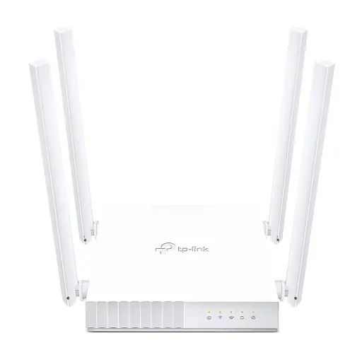 [E0003] TP-LINK ROUTER ARCHER C24 - ROUTER WI-FI 5 / AC750 DUAL-BAND 5 GHZ: 433 MBPS (802.11AC) 2.4 GHZ: 300 MBPS (802.11N) / 4 FIXED ANTENNAS / 1 WAN PORT 10/100 4 LAN PORTS 10/100