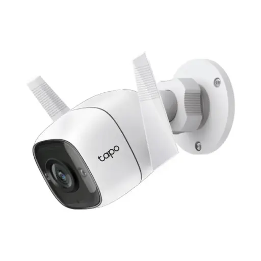 [E0006] TP-LINK CAMARA TAPO C310 - 3 MP (2304X1296) / WI-FI 2.4 GHZ /  PUERTO ETHERNET 1×100 MBPS / LENTE 3.9MM / VISIÓN NOCTURNA 30M IR / AUDIO BIDIRECCIONAL / MICROSD HASTA 512 GB
