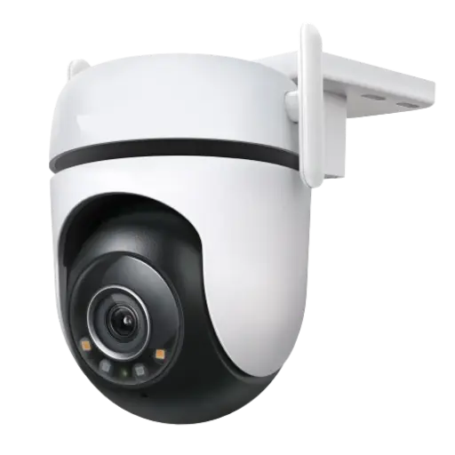 [E0007] TP-LINK CAMARA TAPO C510W - 2K 3MP (2304 X 1296) / WI-FI 2.4 GHZ / RANGO DE VISTA H-360° V-130° / LENTE 3.9MM / VISIÓN NOCTURNA FULL COLOR IR 30M / AUDIO BIDIRECCIONAL / MICROSD HASTA 512 GB